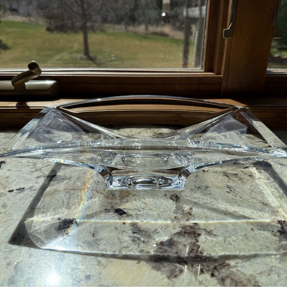 Nambe - Crystal Planar Rectangular Bowl w/Original Box - Picture 2 of 7